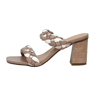 Dunes + CUSHIONAIRE Technology Women's Iris braided Heel Sandal +Memor