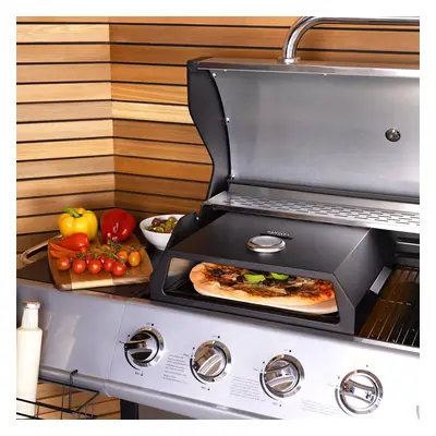 Charles Bentley BBQ Pizza Box With Thermometer Size H12.1 x L41.5 x W36.3cm