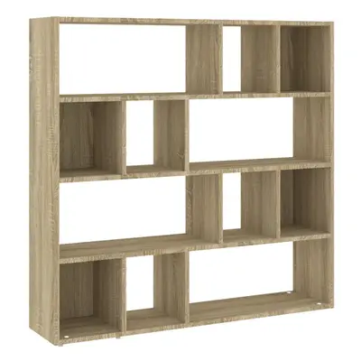 (sonoma oak) vidaXL Book Cabinet/Room Divider Bookshelf Storage Rack Bookcase Multi Colours