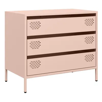 (pink) vidaXL Sideboard Cabinet Storage Cupboard Highboard Cold-rolled Steel