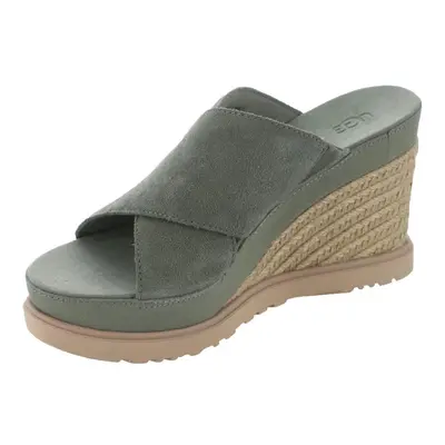 UGG Women's Abbot Slide Sandal Moss Green