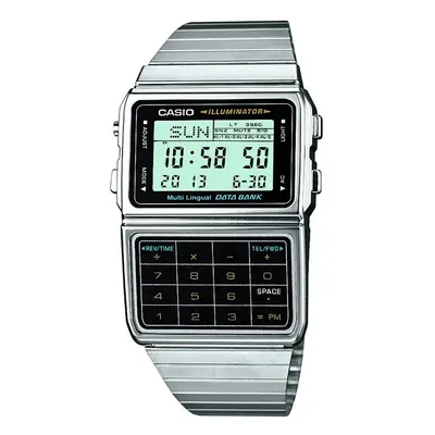 Casio DBC-611-1CR Data Bank Classic Series Quality Watches - Silver