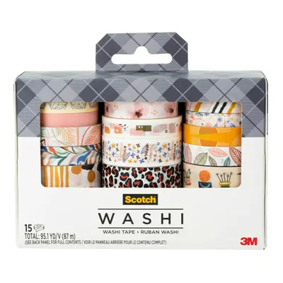 Scotch Washi Tape Whimsical Design Rolls Great for Bullet Journa