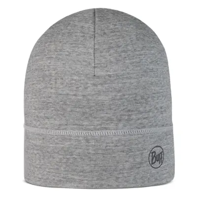 (One Size, Light Grey) Buff Unisex Merino Wool Lightweight Warm Winter Beanie Hat