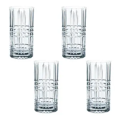 Nachtmann Square Long Drink Glass Set Of