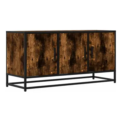 (smoked oak) vidaXL TV Cabinet TV Stand Media TV Unit Engineered Wood and Metal