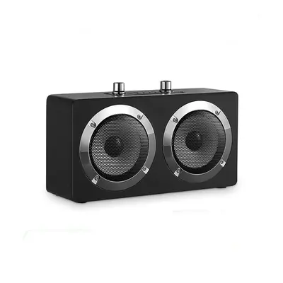 (Black) Wireless Portable Bluetooth 5.0 Speaker Subwoofer 40W Support Wired Wireless Microphone 