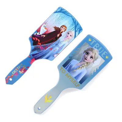 Disney Frozen Anna & Elsa Girls Paddle Cushion Hair Brush Set of