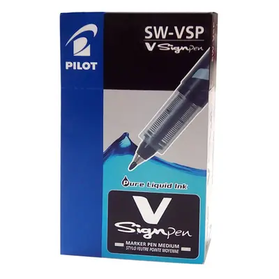 Pilot V Sign Black Pen- Pack of