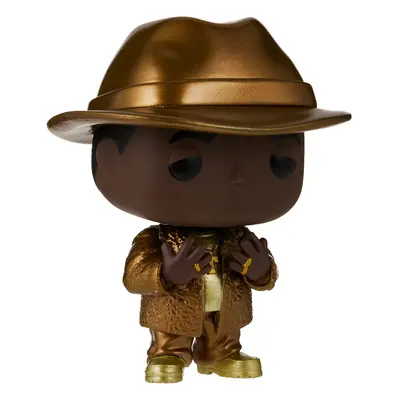 Notorious B.I.G. with Fedora (Gold Glitter Suit)