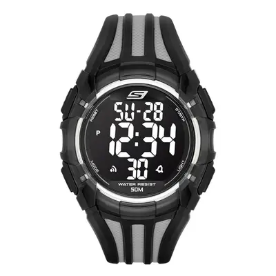 Skechers Men's El Porto Digital Chronograph Watch Color: Black Grey