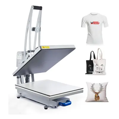 Crenex 40x50cm 1600W Semi-Auto Heat Press Machine Sublimation Transfer