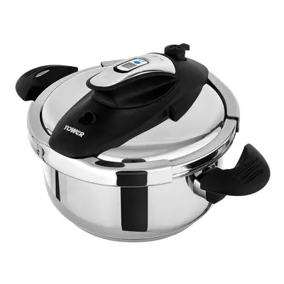 Tower One-Touch Ultima 4L Pressure Cooker Stainless Steel