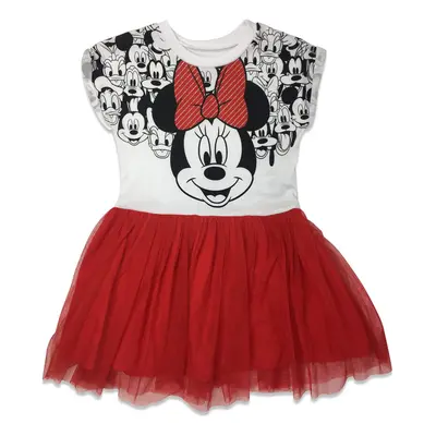 Disney Minnie Mouse Infant Baby Girls Dress White/Red Months