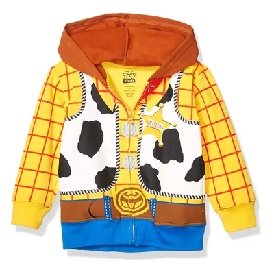 Disney Boys' Toddler Sheriff Woody Toy Story Costume Hoodie Yellow