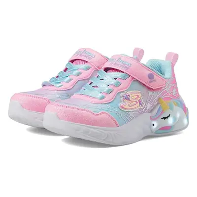 Skechers Kids Girls Unicorn Dreams-Wishful MAGI Sneaker Pink/Turquois