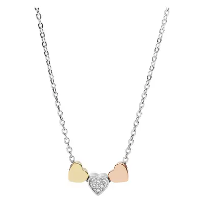 Fossil Women's Silver-Tone Necklace Color: Silver (Model: JF02856998)