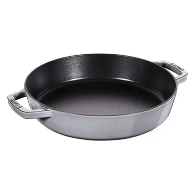 Staub Cast Iron Frying Pan with Two Handles - cm, Graphite