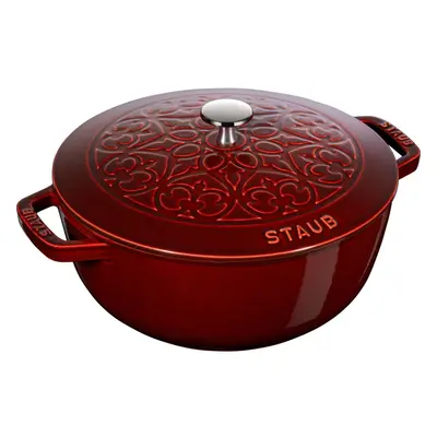 Round cast iron pot lily Staub - Grenadine, ltr