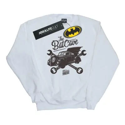 (4XL, White) DC Comics Mens Batman The Original Mancave Sweatshirt