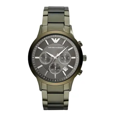 Emporio Armani AR11117 Steel Watch Dial Anthracite Green Man