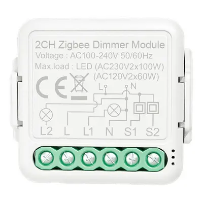 Dimmer Smart Switch Module Controller Way/2CH Remote Control Smart Light Switch Relay Google Ass