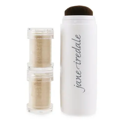 Jane Iredale Powder Me Refillable Brush (1x Brush, 2x Refills) - Nude 2x2.5g/0.09oz