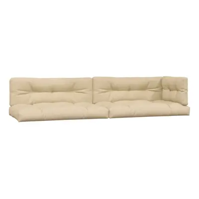 (beige) vidaXL Pallet Cushions Sofa Cushion Seat Pad Chair Cushion Fabric