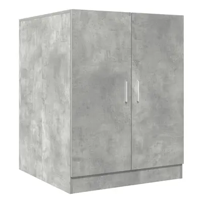 vidaXL Washing Machine Cabinet Bathroom Cabinet Laundry Cupboard Concrete Grey