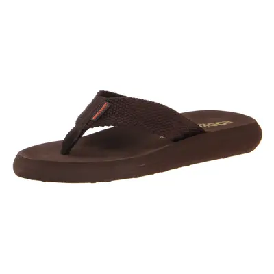 Rocket Dog Women's Sunset Webbing Flip Flop Brown M US