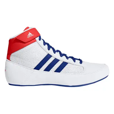 Adidas Men's HVC Wrestling Shoe White/Royal/Red 10.5