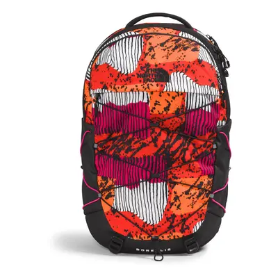 THE NORTH FACE Women's Borealis Commuter Laptop Backpack Fiery Red Abstract Yosemite Print/TNF B