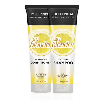 John Frieda Sheer Blonde Go Blonder Shampoo and Conditioner Set 8.3 O