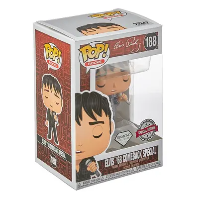 Funko POP! Elvis Presley 68' Comeback Special Edition Diamond Collection Glitter #188