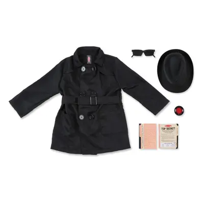 Melissa & Doug Spy Role Play Costume Set Black