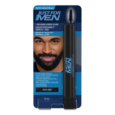 Just for Men 1-Day Beard & Brow Color Temporary Color for Beard and E