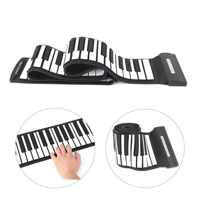 Flexible USB MIDI Roll Up Electronic Piano Keyboard Pro Boy Girl Gift