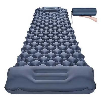 Hyperanger Inflatable Sleeping Pad For Camping With Built Pump And Storage Bag