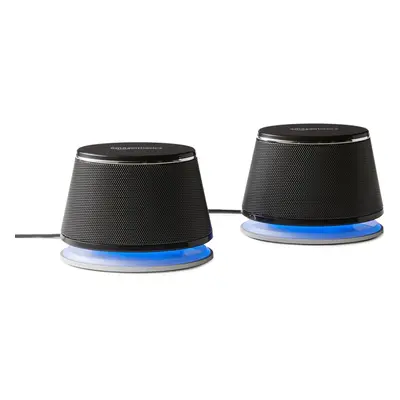 Amazon Basics Stereo 2.0 Speakers for PC or Laptop, 3.5mm Aux input