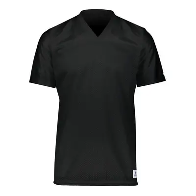 Russell R0593M.BLK.M Adult Solid Flag Football Jersey, Black - Medium