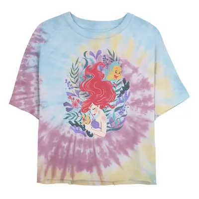 Disney Princess Leafy Ariel Women's Fast Fashion Short Sleeve Tee Shir