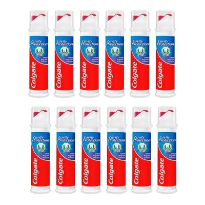 Colgate Cavity Protection Toothpaste Pump, ml (Pack of 12)