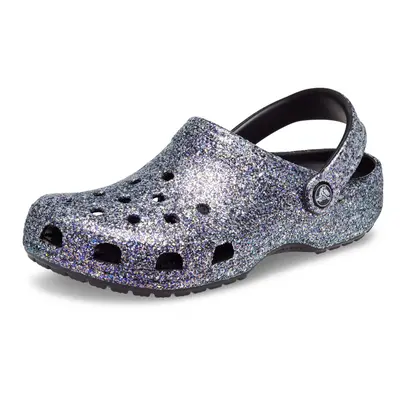 crocs Unisex-Adult classic Sparkly clog Metallic and glitter Shoes B