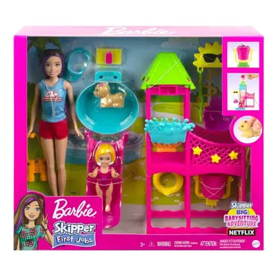 Mattel Barbie Skipper First Jobs Water Park Playset Toys