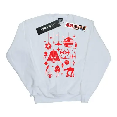 (3XL, White) Star Wars Mens Christmas Decorations Sweatshirt