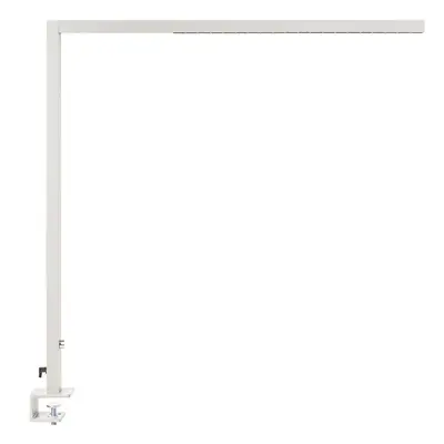 LED Clamp-On Desk Lamp VOLANS With Dimmer Metal Silver