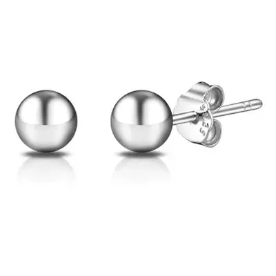 Philip Jones Sterling Silver Sphere Earrings