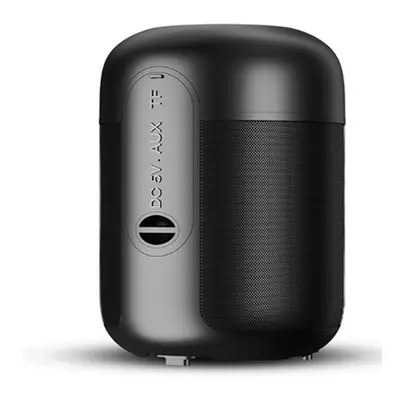 (Black) Mini Portable 5.0 Bluetooth Speaker Wireless TWS Outdoor Speakers Column Subwoofer Stere