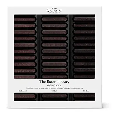 Hotel Chocolat Dark Chocolate Baton Library ? Chocolates, Chocolate Box, 365g