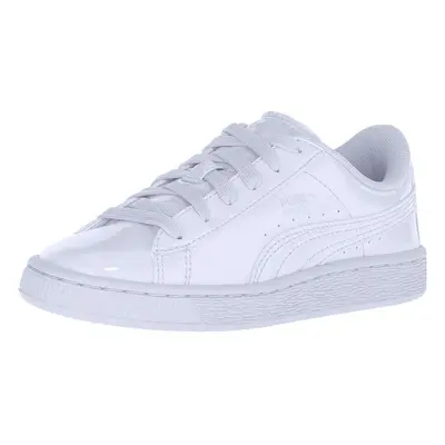 PUMA Unisex-Child Basket Classic Sneaker White White 5.5 US Big Ki